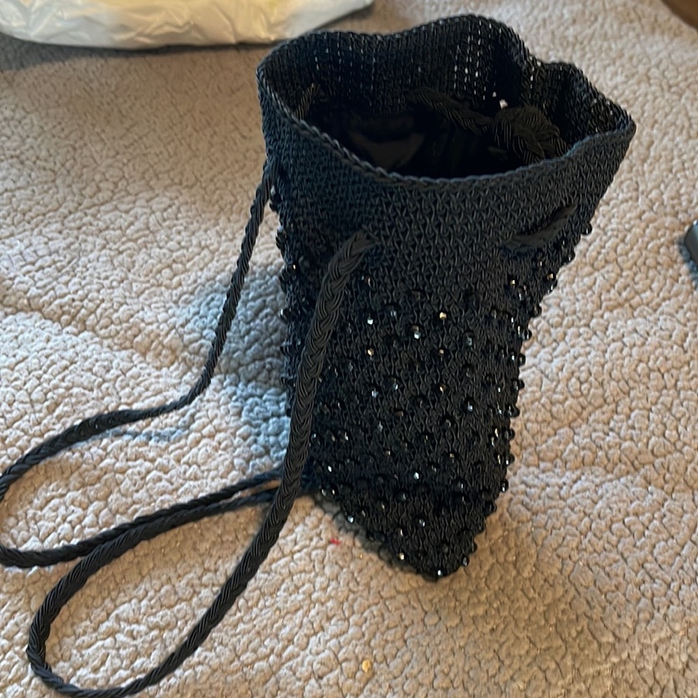 Beaded small backpack purse - Picture 5 of 6